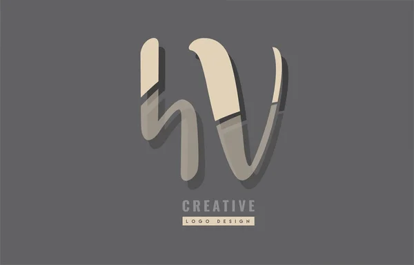 HV, VH, V AND H Abstract initial monogram letter alphabet logo design Stock  Vector Image & Art - Alamy