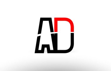siyah beyaz Alfabe harf reklam bir d logo simge tasarım