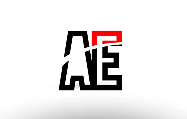 Zwart witte alfabet letter ae l a g e logo pictogram ontwerp — Stockvector