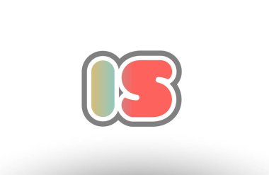 Turuncu pastel mavi alfabesi harfidir ben s logo birlikte simge 