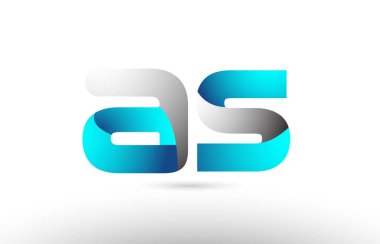 gri mavi Alfabe harf s logo 3d tasarım olarak 