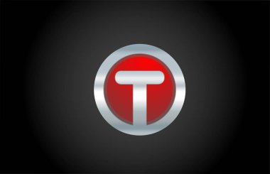 siyah siyah siyah metal T alfabe harfi logo tasarım simgesi f