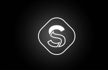 Şirket simgesi tasarımı için logo harfi alfabesi. Şirket ya da iş dünyası için logoti kadar uygun.