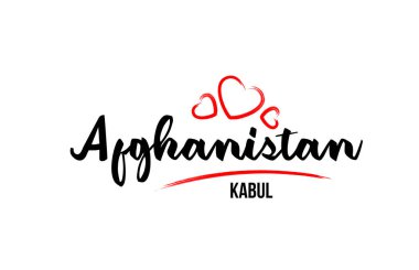Afganistan 'ın kızıl aşk ülkesi ve başkenti Kabil.