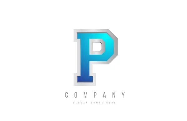 Logo Huruf Alfabet Untuk Desain Ikon Perusahaan Cocok Sebagai Logotype - Stok Vektor