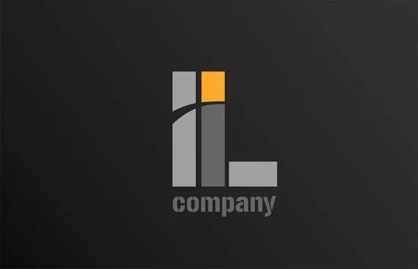 Alfabeto Lettera Logo Icona Design Azienda Imprese Adatto Come Logotipo — Vettoriale Stock