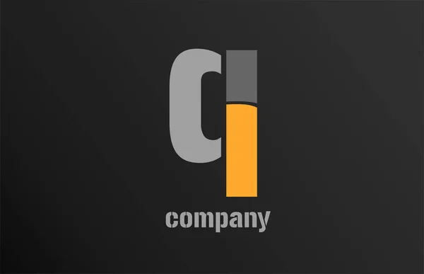Lettre Alphabet Icône Conception Logo Pour Entreprise Entreprise Convient Comme — Image vectorielle
