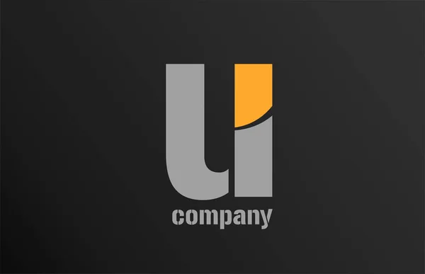 Alfabetet Bokstav Logotyp Design Ikon För Företag Eller Företag Lämplig — Stock vektor