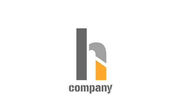 Alphabet Letter Logo Design Icon Company Business Suitable Logotype — Stock Vector