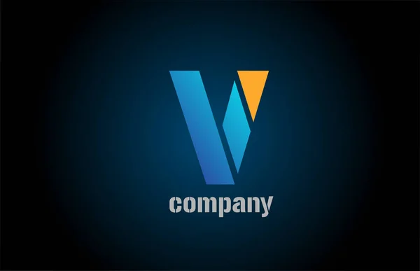 Litera Alfabetu Ikona Projektowania Logo Dla Firmy Lub Firmy Nadaje — Wektor stockowy