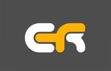 sarı beyaz gri kombinasyon logo harfi Er E R alfabe tasarımı
