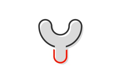 Şirket için harf alfabesi logo tasarımı simgesi. Bir iş logosu kadar uygun.