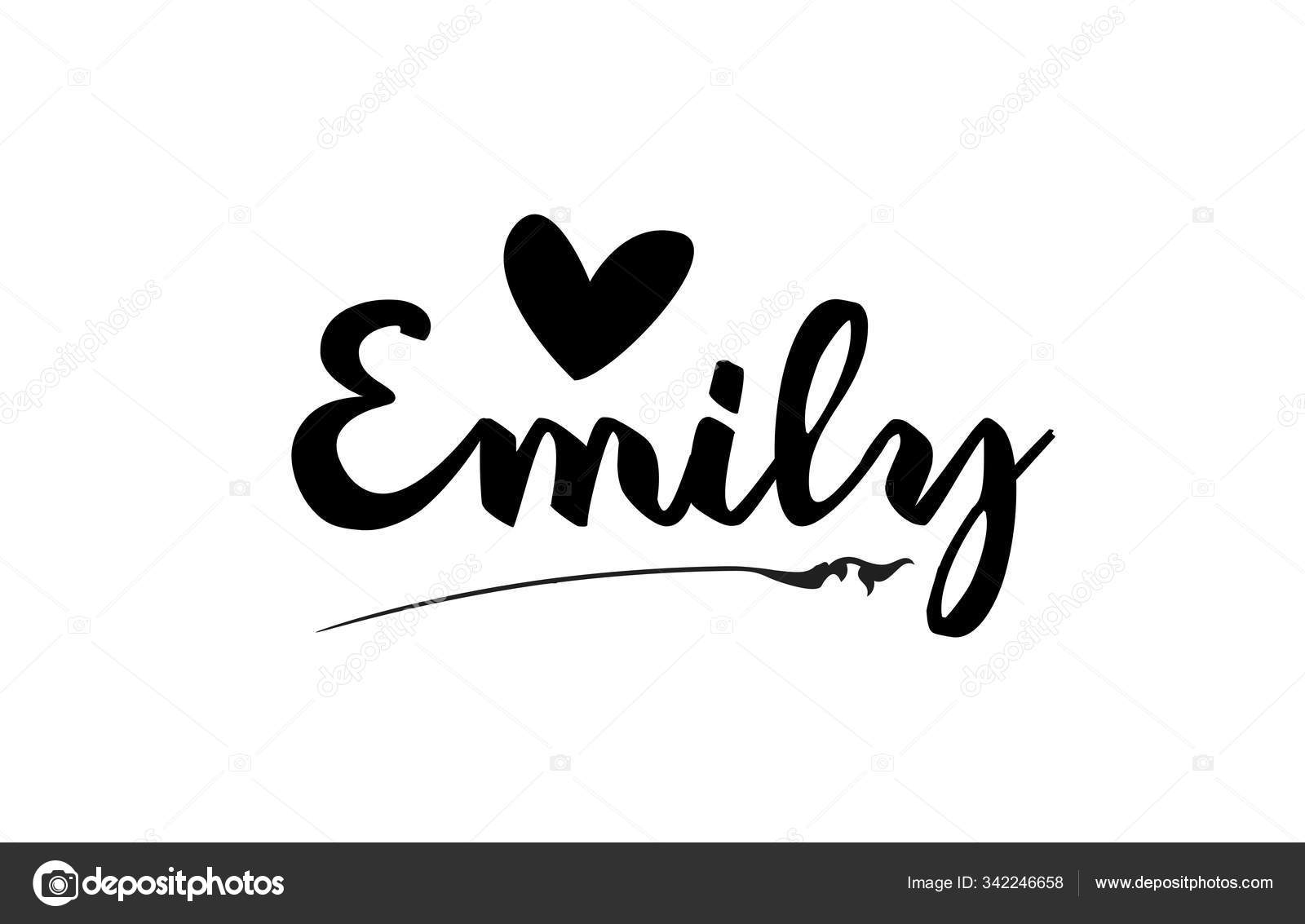 Personalized Emily Name Wallpaper / 33 Emily Vectors Royalty Free