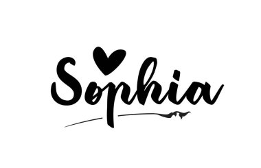 Sophia, logo yazım hatası için sevgi dolu bir elle yazılmış bir kelime.
