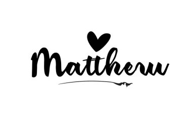 Matthew logo yazımı için yazılmış aşk dolu bir kelime söyle.