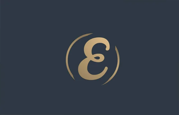 Jaune Doré Lettre Alphabet Logo Icône Design Pour Entreprise Convient — Image vectorielle