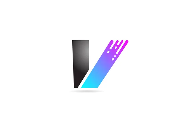 Alfabeto Letra Logotipo Design Ícone Para Negócios Empresa Preto Cinza — Vetor de Stock