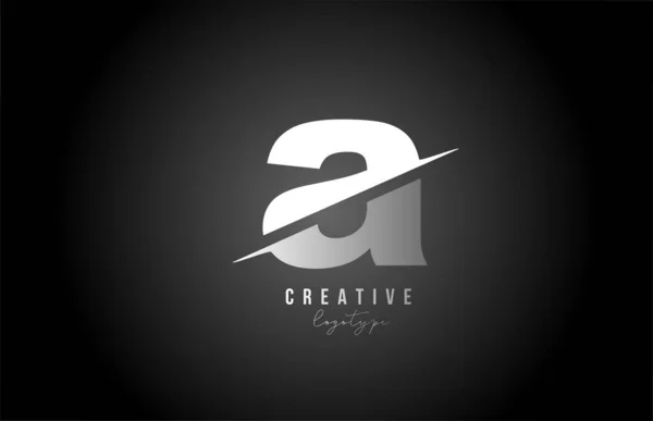 Дизайн Піктограм Логотипу Літери Компанії Бізнесу Чорно Білий — стоковий вектор
