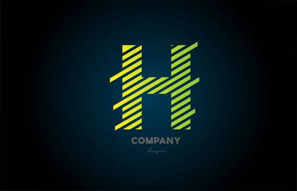 Alphabet Buchstabe Logo Symbol Design Für Unternehmen Und Unternehmen Grün — Stockvektor