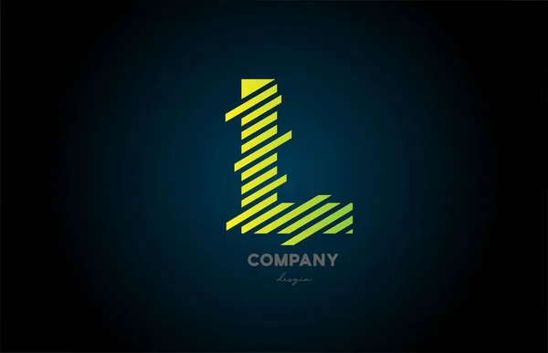Alfabeto Letra Logotipo Ícone Design Para Empresa Negócios Cor Azul — Vetor de Stock