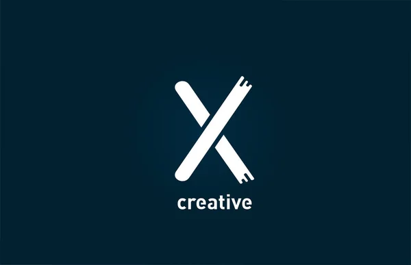 ホワイト クリエイティブレタービジネスや企業のためのアルファベットのロゴデザインアイコン — ストックベクタ
