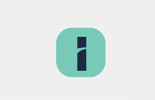 Alfabeto Verde Icono Cuadrado Letra Logotipo Diseño Para Empresas Empresas — Vector de stock