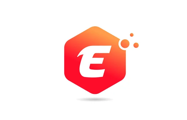 Alfabet Letter Logo Pictogram Ontwerp Met Oranje Gekleurde Ruit Voor — Stockvector