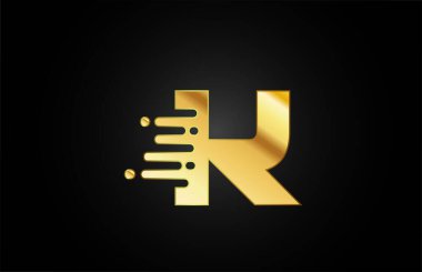 Şirket ve iş için K harfi logo simgesi