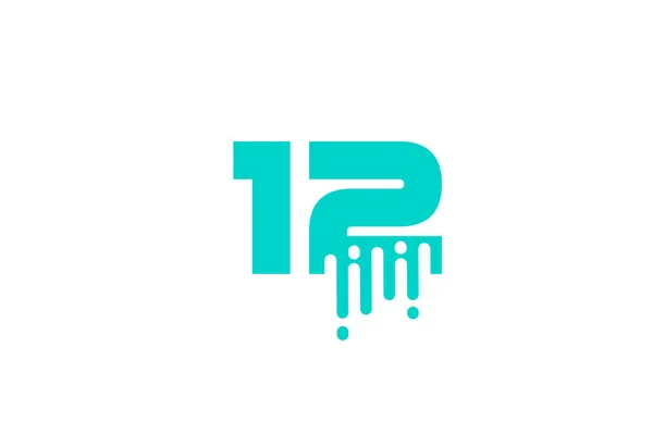 Ziffer Logo Symbol Für Unternehmen Und Unternehmen — Stockvektor