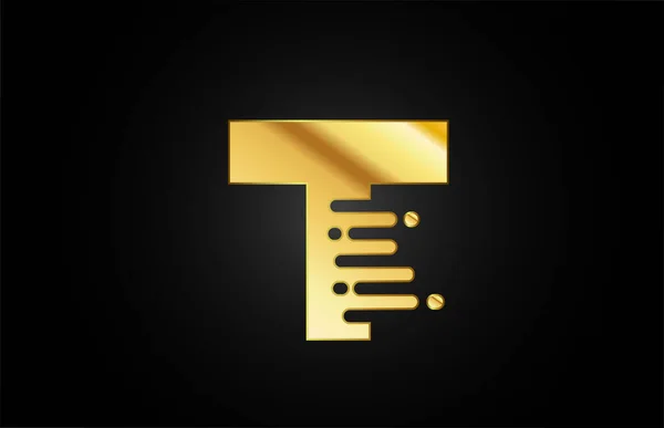 企業やビジネスのためのT文字のロゴアイコン — ストックベクタ