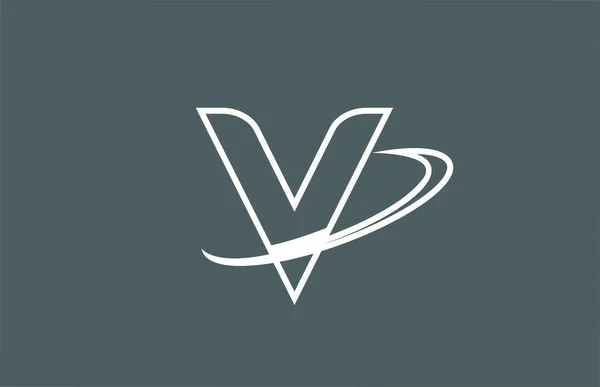 公司和企业的V字母标志图标 — 图库矢量图片