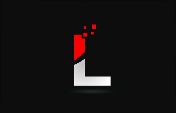 Ícone Logotipo Letra Para Negócios Empresa Com Design Pontos —  Vetores de Stock