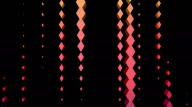 Neon rhomb şeklinde çizgiler hareket 