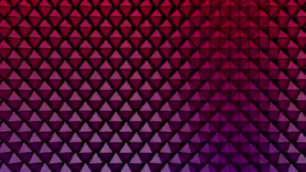 Bakgrund med rörliga neon rhombus — Stockvideo