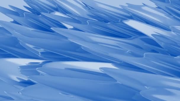 波状の青い液体 — ストック動画