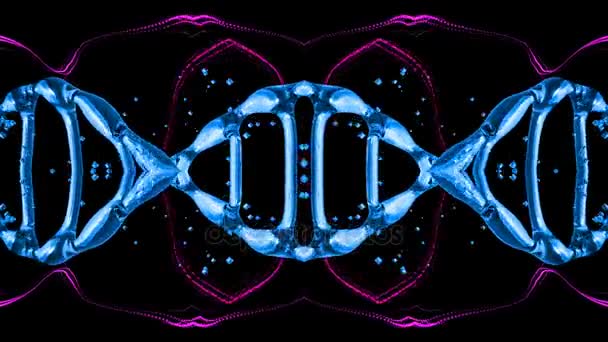 Cadeia de DNA animado — Vídeo de Stock