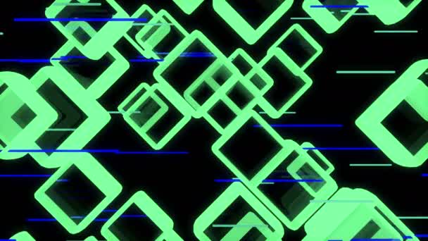 Figures colorées émouvantes abstraites 