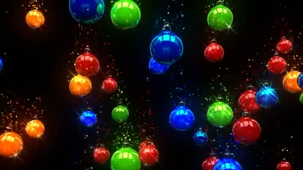 Looped Imagens Sem Costura Para Seu Natal Evento Ano Novo — Vídeo de Stock