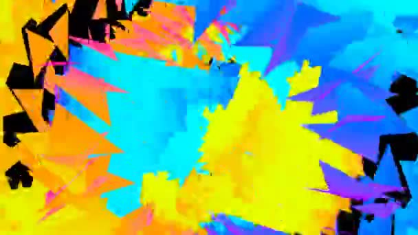 Couleurs Courantes Fond Abstrait — Video