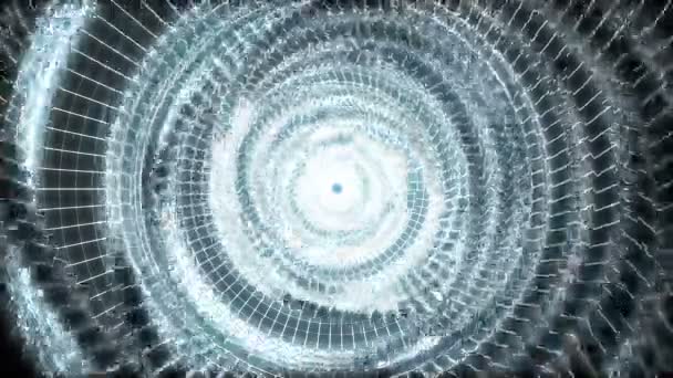 Kosmiska Fasetter Abstrakt Bakgrund — Stockvideo