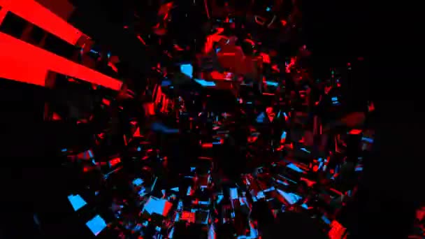 Glas Core Abstracte Achtergrond — Stockvideo