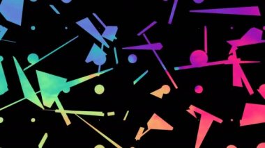 Renk dağınıklığı dijital görsel canlandırma