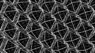 Kusurlu şablon dijital görsel canlandırma