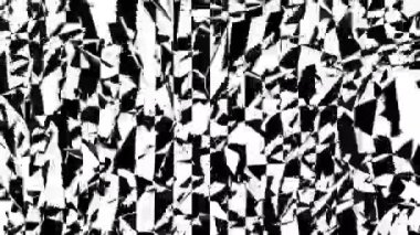 Kusurlu şablon dijital görsel canlandırma