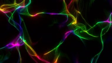 Gaz gökkuşağı dijital görsel canlandırması