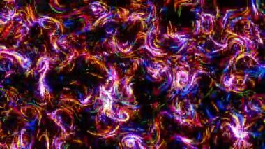 Yüzen şablon dijital görsel canlandırma