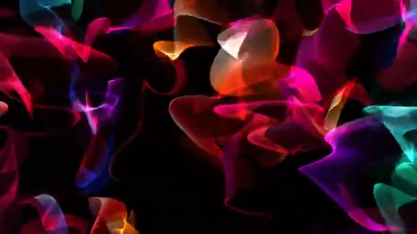 Gaz arc-en-ciel animation visuelle numérique 