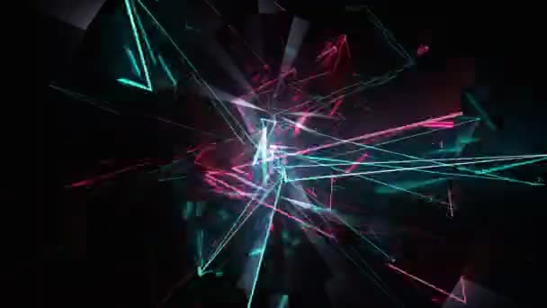 Lignes laser animation visuelle numérique 