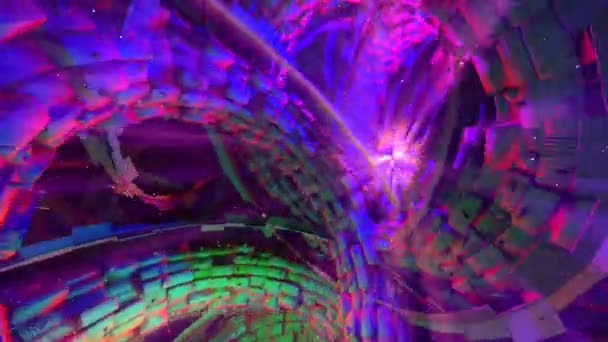 Formes de déplacement animation visuelle numérique 