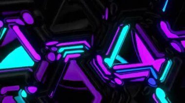 Parıltı dijital görsel animasyon